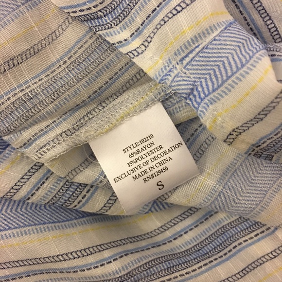 NWT!! Tassel tunic by Como Vintage - Picture 7 of 8